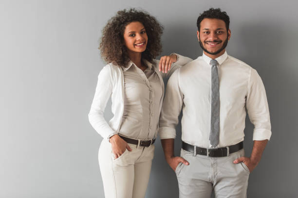 istock Stylish Afro American couple 661608184