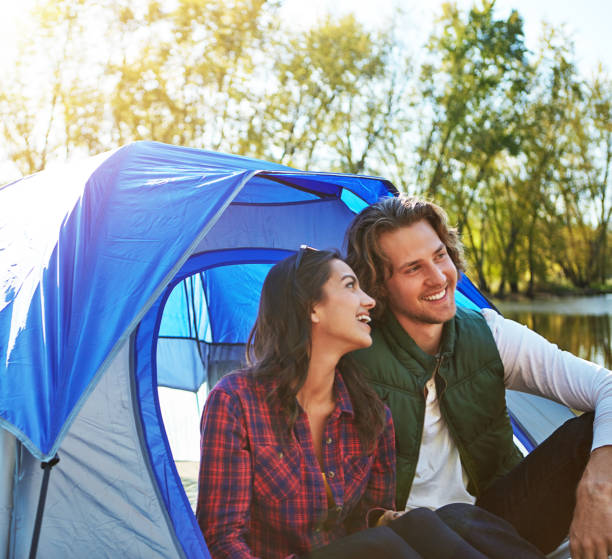 istock Happiness is camping with your significant other 661609782
