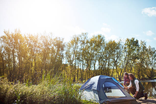 istock Home is where your tent is 661610136