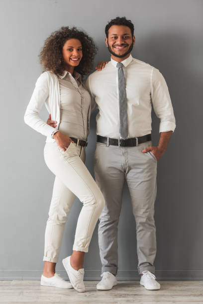 istock Stylish Afro American couple 661617758
