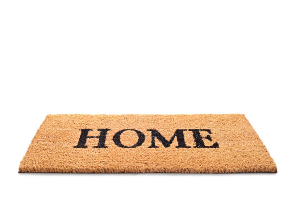 istock Doormat with the word home written on it 661617946