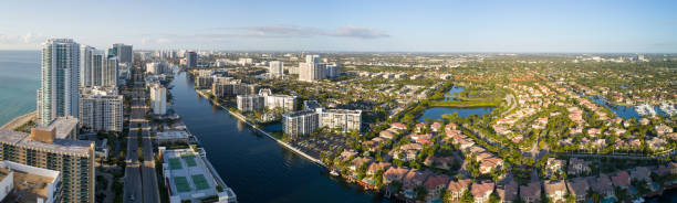 istock Aerial image of Hollywood Florida 661617984