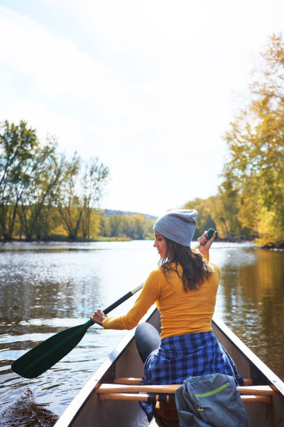 istock Nothing as calming as a relaxing canoe ride 661619586