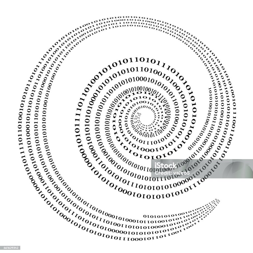 Binary Code Background Numbers Concept Stock Illustration - Download ...
