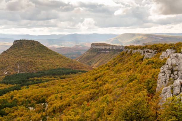 istock Majestic view from above on mountains 661641110