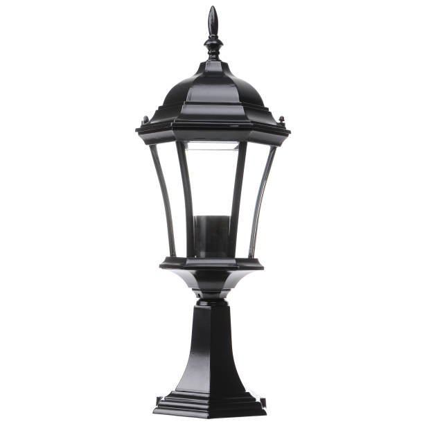 istock Street lamp isolated on white background 661674814