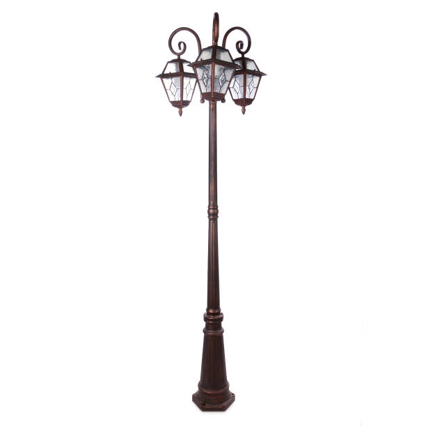 istock Street lamp isolated on white background 661684932