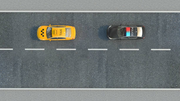 istock Taxi on the road. 3d illustration 661693402