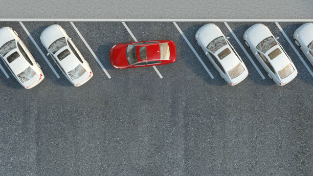 istock Many cars parked. 3d illustration 661693584