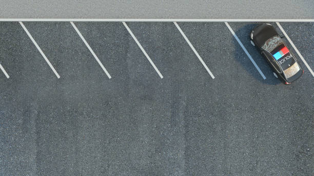 istock Police Car on the road. 3d illustration 661693632