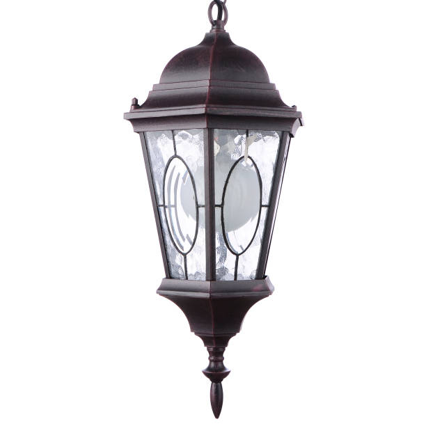 istock Street lamp isolated on white background 661693890