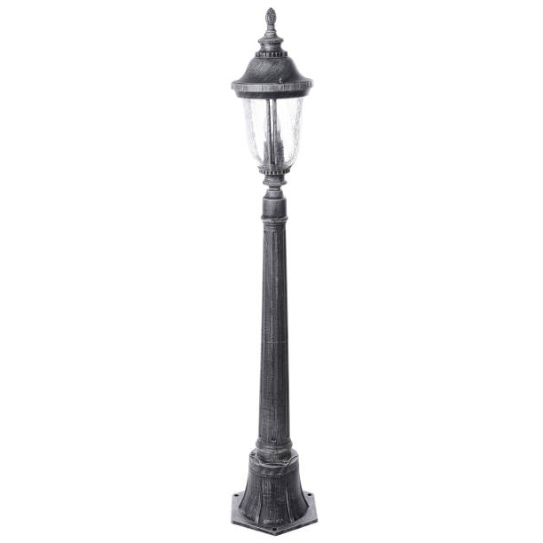 istock Street lamp isolated on white background 661694958