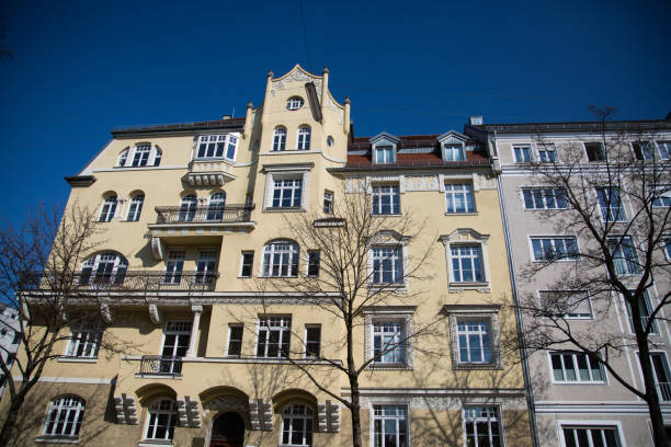 istock Art Nouveau house in munich 661702856