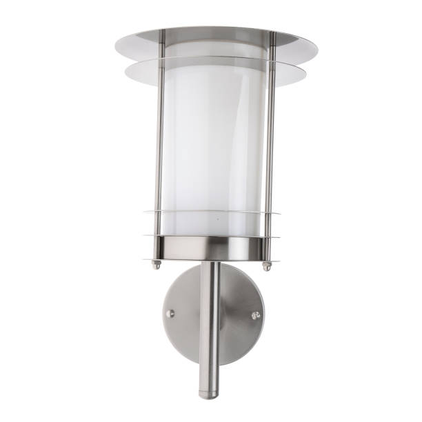 istock Street lamp isolated on white background 661710686