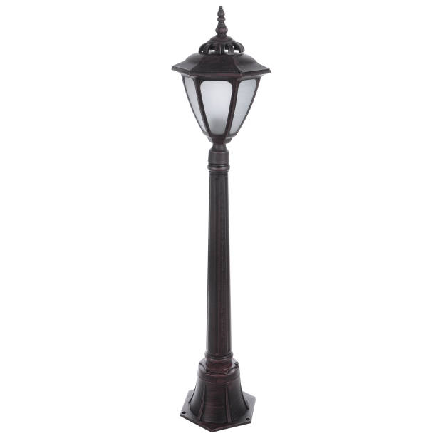 istock Street lamp isolated on white background 661713076