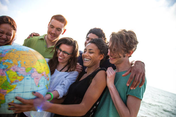 istock Friends on the beach during vacations 661721810