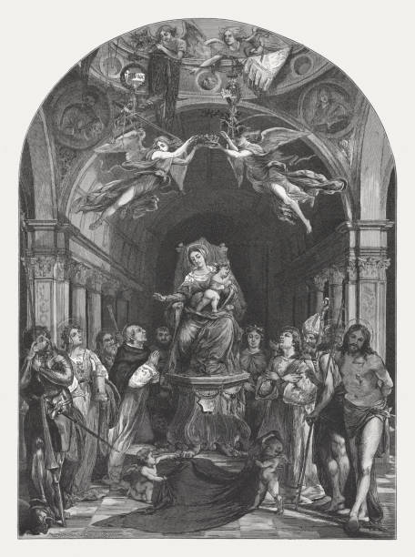 istock Pala Martinengo, painted (1513-16) by Lorenzo Lotto, San Bartolomeo, Bergamo 661722566