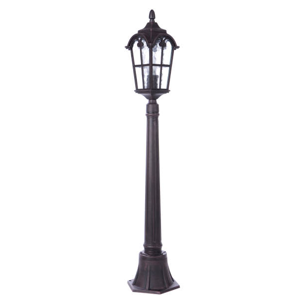 istock Street lamp isolated on white background 661752026