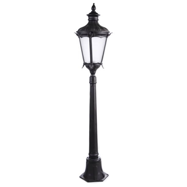 istock Street lamp isolated on white background 661756668