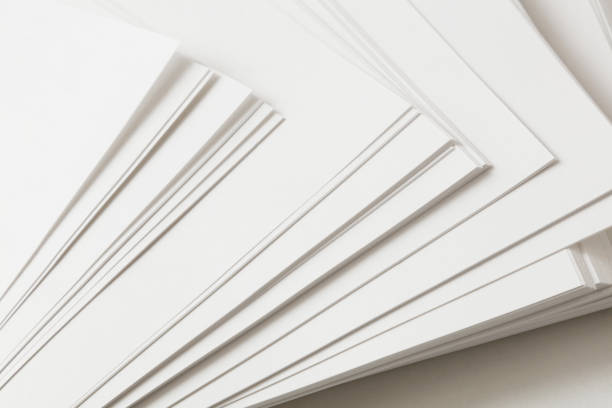 Stack white paper isolated on white background with Clipping Path Stack white paper isolated on white background with Clipping Path bundle stock pictures, royalty-free photos & images