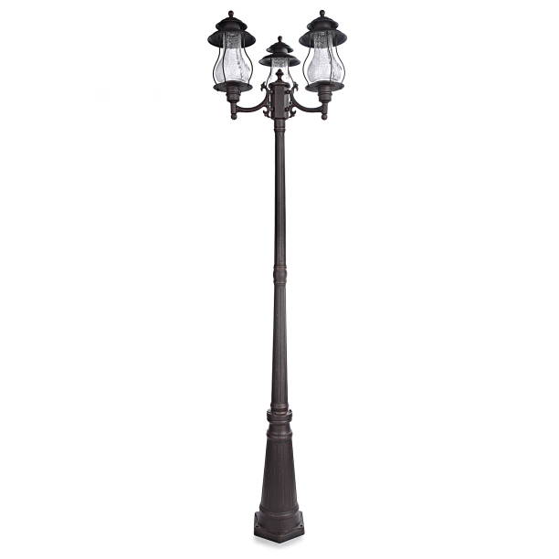 istock Street lamp isolated on white background 661782376