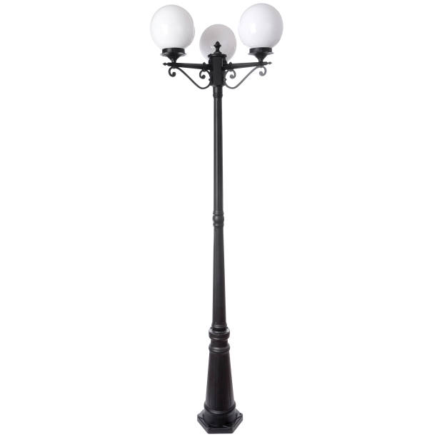 istock Street lamp isolated on white background 661799076