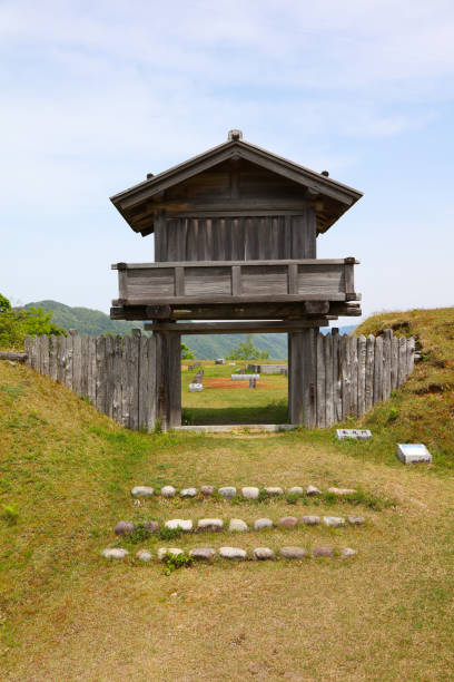 Torigoe Castle Remains, Hakusan,Ishikawa,japan Torigoe Castle Remains, Hakusan,Ishikawa,japan 田畑 stock pictures, royalty-free photos & images