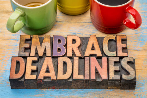 istock embrace deadlines in wood type 661816124