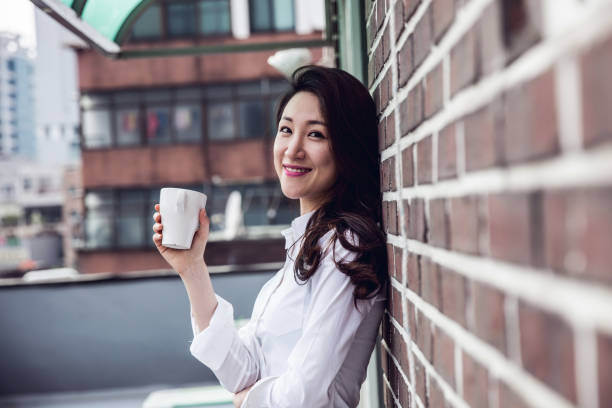 istock Business break - Woman having a coffee 661821246