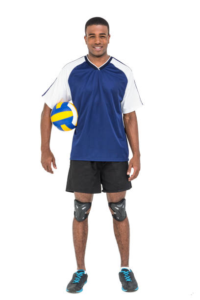 istock Sportsman holding a volleyball 661872128