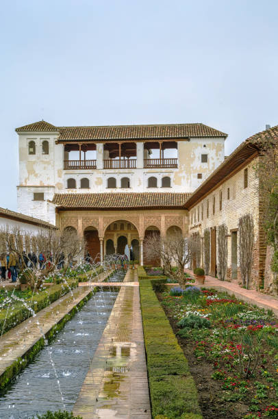 istock Patio de la Canal in Generalife Gardens, Granada, Spain 661881268