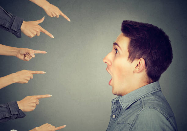istock Concept of accusation guilty person guy 661896738