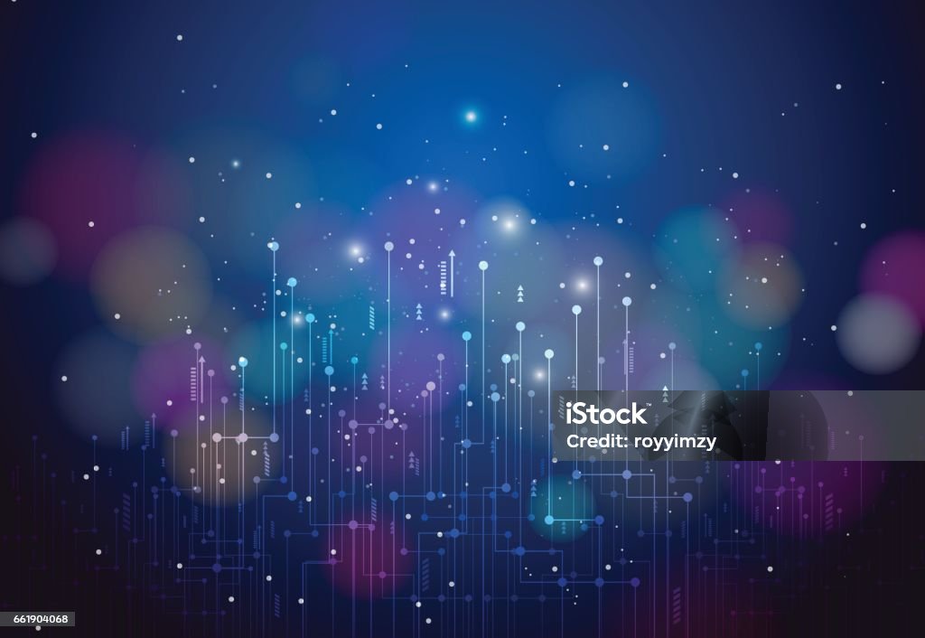 Technology Abstract Color Abstract Technology Background Stock Illustration - Download Image Now ...