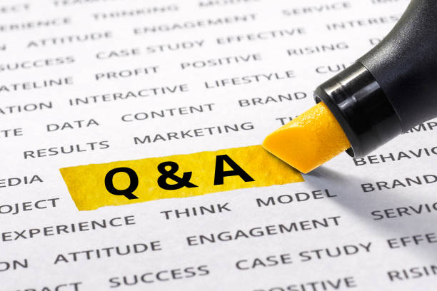 istock Q & A word highlighted with marker on paper 661923168