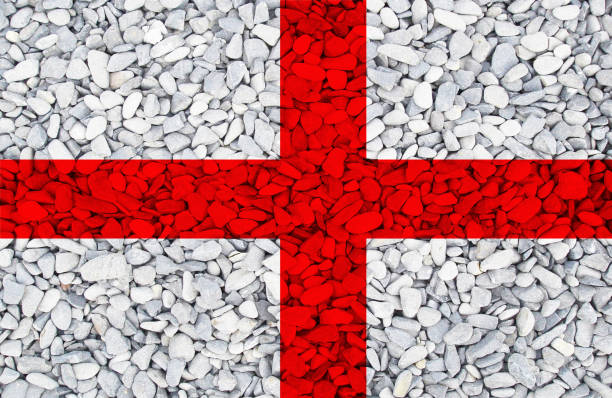 istock English flag painted on stones in nature 661952180