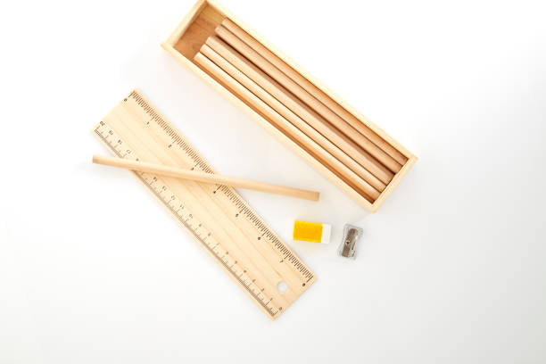istock Wooden pencil box 661970622