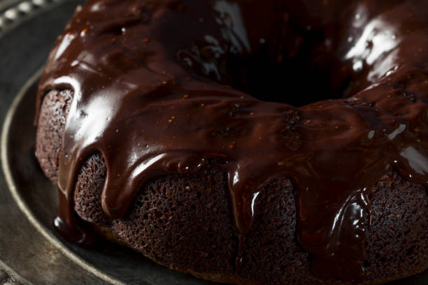 istock Sweet Homemade Dark Chocolate Bundt Cake 661972802