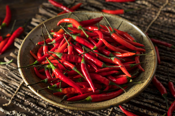 istock Raw Organic Red Thai Peppers 661978876