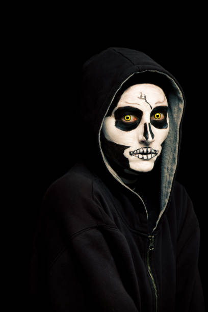 istock Creepy Skull Face 661980288