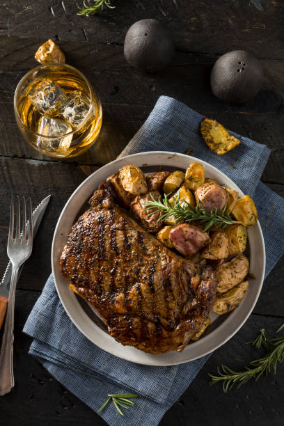 istock Homemade Steak Potatoes and Whiskey 661988544
