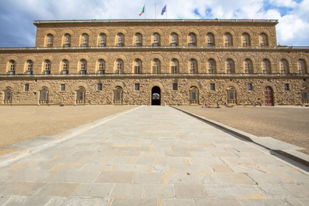 The Palazzo Pitti (Pitti Palace), Florence, Italy stock photo