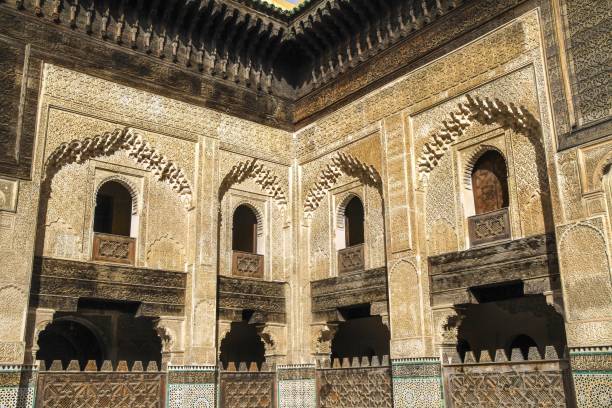 istock Old Madras Interior Fez Medina Morocco Architecture 662013298