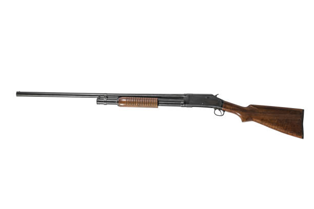 istock 12 Gauge Shotgun Isolated on White Background Left 662050960