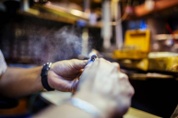 istock Dust and particle inhalation while working may be dangerous 662052740