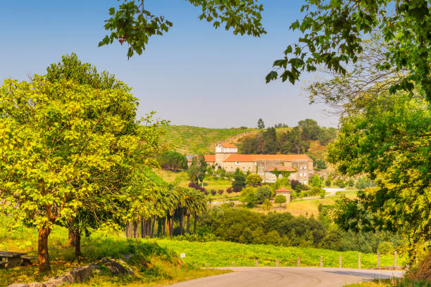Vineyards and farmland surrounding Baion manor house