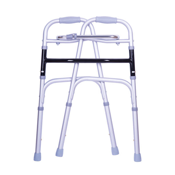 istock metal Walker support for a person with disabilities 662105418