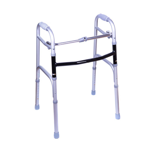 istock metal Walker support for a person with disabilities 662105656