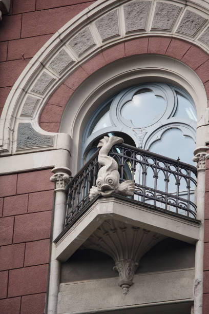 istock Balcony of the building is in classical style 662106860