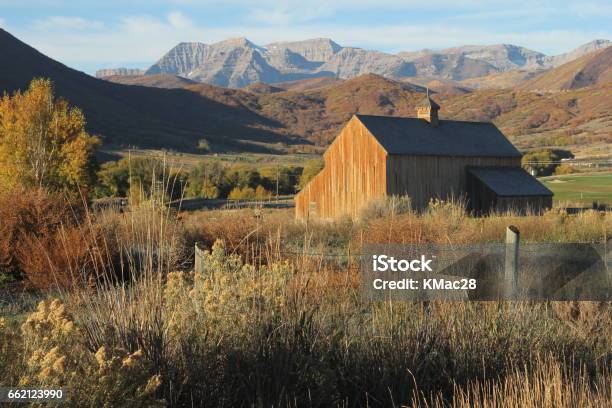 Fall At Tate Barn Stock Photo - Download Image Now - Utah, Midway - Utah, Autumn