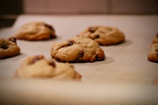 istock Chocolate Chip Cookies on Cookie Sheet 662172894